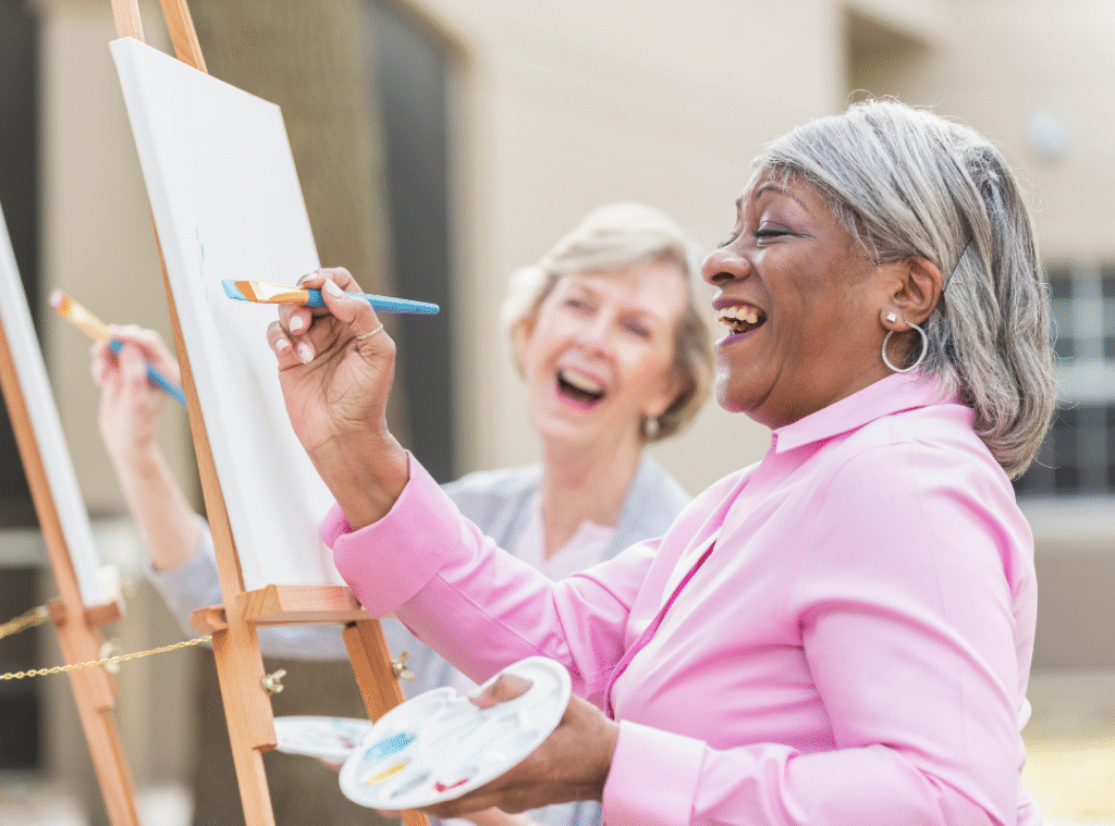 senior art classes near me